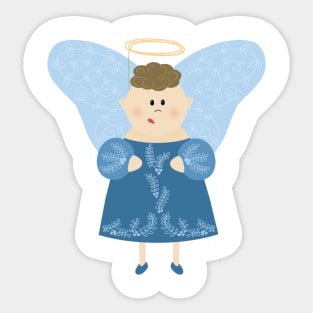 Blue angel Sticker